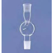 Tête de distillation avec ampoule de garde RodageFemelle 29/32 RN RodageMâle 29/32 RN Description droit