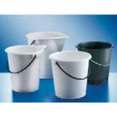 Seau gradué en PELD Type 2 Capacité 10 l Couleur blanche Ø bas 212 mm Ø ouverture 253 mm Hauteur 279 mm