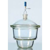 Dessiccateur à vide en verre DURAN ® DN 200 Hauteur 296 mm Tube 24 / 29 RIN