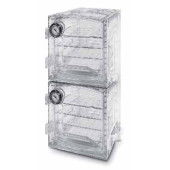 Dessiccateur en polycarbonate Type VDC-41 Dimensions intérieures(l x p x h) 355 x 374 x 445 mm Dimensionsextérieures(l x p x h) 420 x 397 x 491 mm Poids 12,2 kg