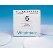 Papier filtre qualitatif type N° 6 Whatman filtration lente Ø 70 mm