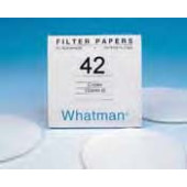 Papier filtre quantitatif type N° 42 Whatman sans cendres filtration rapide Ø 125,0 mm