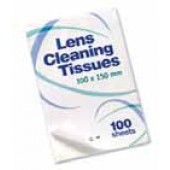 Lens cleaning tissues 100x150mm