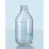 Flacon en verre DURAN® autoclavable Capacité 250 ml Ø ext. 70 mm Hauteur 138 mm Filetage 45 GL Couleur transparent