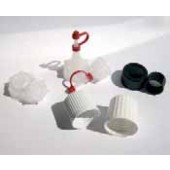 Bouchons pour flacons carrés en PE-HD et PVC