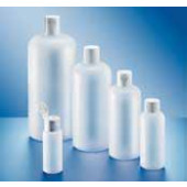 Bouteille en polyéthylène à col étroit Capacité 50 ml Ø 32 mm Ø col 17,0 mm Filetage Ø extérieur 22 mm Hauteur 86,0 mm