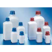 Flacon carré col étroit sans bouchon Capacité 2500 ml Largeur 122 mm Prof. 122 mm Hauteur sans bouchon 272,0 mm Filetage Ø extérieur 45 mm Couleur naturelle