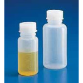 Flacon en polyéthylène col large avec bouchon Capacité 2000 ml Grad. 100 ml Ø ext. 120 mm Hauteur 252 mm Ø Ouvertureintérieure 55,0 mm DIN 63