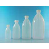 Flacon polyéthylène col étroit sans bouchon Capacité 1000 ml Ø 96,0 mm Hauteur 206,0 mm Filetage Ø extérieur 28 mm