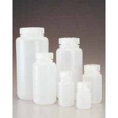Flacon en polyéthylène bouché à col large Type 2104 Volume 250 ml Fermeture 43 mm