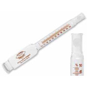 Butyromètre de précision en verre Description Butyromètre à crème, Roeder, méthode gravimétrique 5 g, 0-50%:0,5