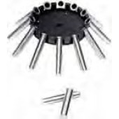 Rotor pour centrifugeuse pour produits laitiers Type Rotor à 12 emplacements à compléter par adaptateur