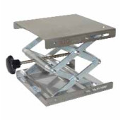 Support élévateur LLG, en acier inox Longueur 200 mm Largeur 200 mm Hauteur min. 90 mm Hauteur max. 320 mm Charge utile maxi 25 kg