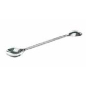Spatule double-cuillère Longueur 120 mm Cuillère 30x22 - 23x17 mm