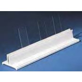 Portoir pour lames de microscope Dimensions intérieures(l x p x h) 250 x 50 x 30 mm