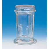 Bac à coloration cylindrique en verre Ø 45 mm Hauteur 105 mm
