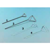 Spatule type Drigalski Matériau Wironit, CrNi 18/12, coudé 10° Ø 3 mm Longueur 190 mm Largeur 45,0 mm Image 2