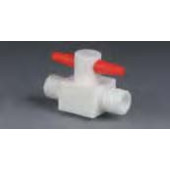 Robinet à vis en PTFE Filetage 14 GL Ø perforation 4 mm