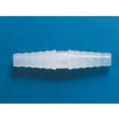 Raccord cannelé droit en polypropylène Pour tuyau Ø intérieur de 9 - 13 mm Longueur 57 mm
