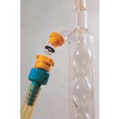 Raccord rapide Keck KA 14 en PBT Pour Olive en verre RD 14 Couleur rouge