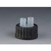Bouchon avec raccords à vis Type PTFE Col 3 x GL 18