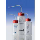 Flacon pissette de sécurité VITsafe imprimé, col large Impression Pentane Capacité 500 ml Filetage 45 GL Matériau PE-LD
