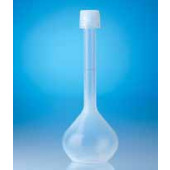 Fiole jaugée en PFA col à vis classe A Capacité 500 ml Hauteur 270 mm Filetage 25 GL Tolérance 0,25 ± ml