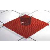Tapis pour laboratoires Couleur Rouge Dimensions 350 x 350 mm
