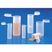 Flacon en polyéthylène avec bouchon attaché Capacité 7 ml Ø 22,8 mm Hauteur 32,9 mm
