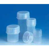 Flacon en PFA couvercle à vis Capacité 60 ml Filetage 40 GL Ø 38 mm Hauteur 90 mm