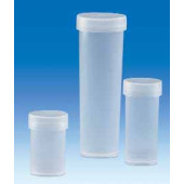 Flacon en polypropylène avec couvercle Capacité 160 ml Ø 50 mm Hauteur 110 mm