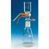 Unité de filtration sous vide en verre type 16309 Sartorius Type Unité de filtration sous vide en verre Volume 250 ml Dimensiondu filtre Ø 47 - 50 mm mm