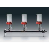Support avec fritté inox pour rampe