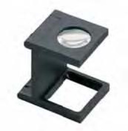 Compte-fils de précision en plastique Dimensions Ø 18 mm Grossisse-ment 8x/30 dpt Champ de visionmm 20	x	20