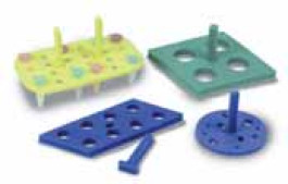 Portoir flottant pour tubes, en PE
