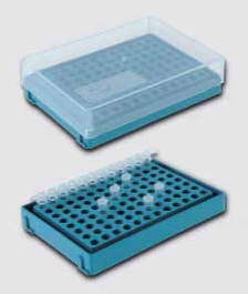 Pour tubes 0,2 ml Dimensions(l x p x h) 125 x 88 x 31 mm