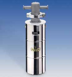 Piège à froid avec vase Dewar, acier inox