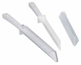 Spatule LaboPlast/SteriPlast à usage unique, PS/PE vert, blanche