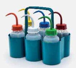 Panier porte-flacons, pour 6 flacons, ABS pour 6 flacons de 250/500 ml