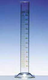 Eprouvette classe A, graduations brunes, en verre DURAN® Capacité 1000 ml Grad. 10,0 ml Tolérance 5,0 ± ml Hauteur 470 mm