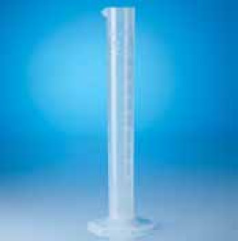 Eprouvette en polypropylène classe B Capacité 10 ml Grad. 0,20 ml Hauteur 145 mm Tolérance 0,2 ± ml Ø 15 mm
