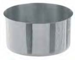 Capsule à évaporation en inox Description Bas Capacité 75 ml Ø 70 mm Hauteur 20 mm