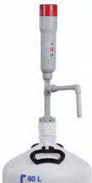 Pompe GLP 25 pour le Laboratoire et l'Industrie Description EnergyOne avec bloc dalimentation et coude d écoulement rigide, tube immergé 1000 mm