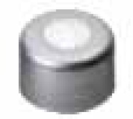 Capsule à sertir N 8, en aluminium avec septum préassemblé N8TSOA, argent