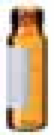 Flacon à sertir N 13 - LLG et micro-insert N13 Volume 4,00 ml Ø ext. x Hauteur 14,75 x 45 mm Couleur transparent Forme fond plat