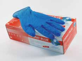 Gants à usage unique "Format Blue", nitrile, non poudrés