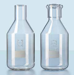 Flacon pour milieu de culture, en verre DURAN®