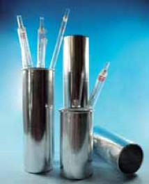 Boite de stérilisation pour pipettes Type Boite de stockage Longueurvariable 145 - 235 mm Øint. 60 mm