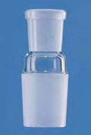 Raccord de réduction en verre/ d'élargissement à rodage RodageFemelle 29/32 RN RodageMâle 24/29 RN