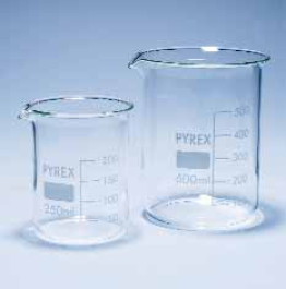 Béchers, en vere Pyrex®